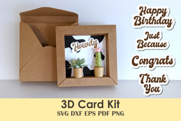 3D Greeting Card Kit Template: A Creative Solution for Custom Cards
