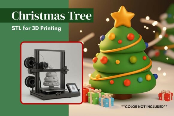 Christmas Tree 3D STL: A Creative and Practical Holiday Design