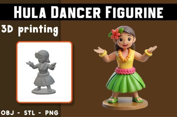 Hula Dancer Figurine 3D Model: A Strategic Tool for Creativity and Expression