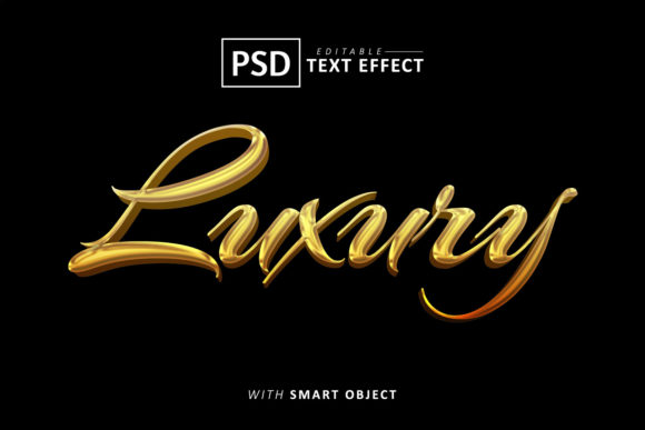 Luxury Gold 3D Text Effect: A Versatile Design Solution