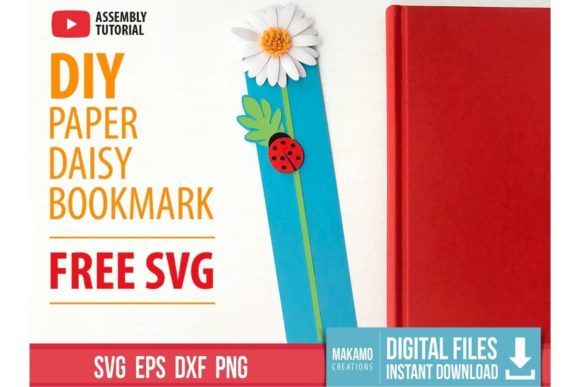 Paper Daisy Bookmark 3D: A Creative Way to Enhance Your Reading Experience