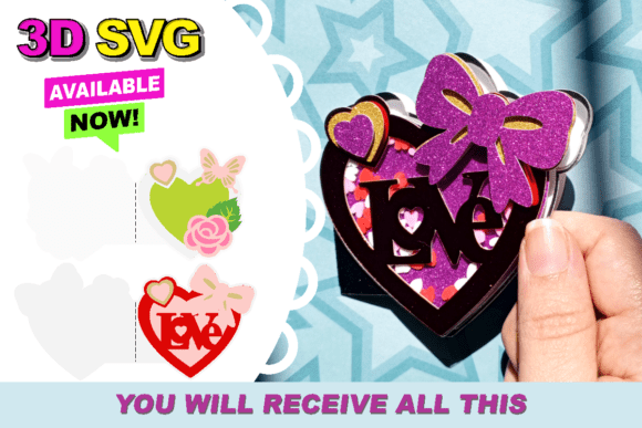 Valentine’s Day Card 3D SVG: A Creative Tool for Modern Designers